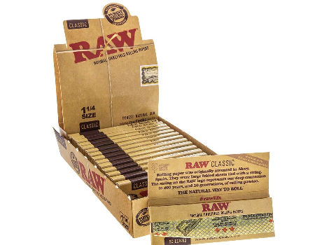 Rolling Papers Unbleached Raw Filter Tips 500 Tips 10 Pack 