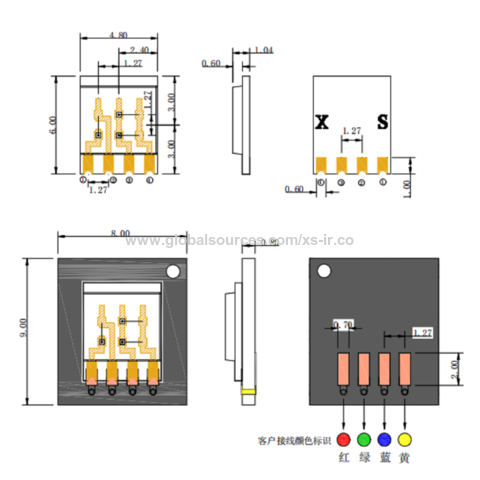 China Pulse Oximeters, SpO2 sensor dual wavelength infrared transmitter ...