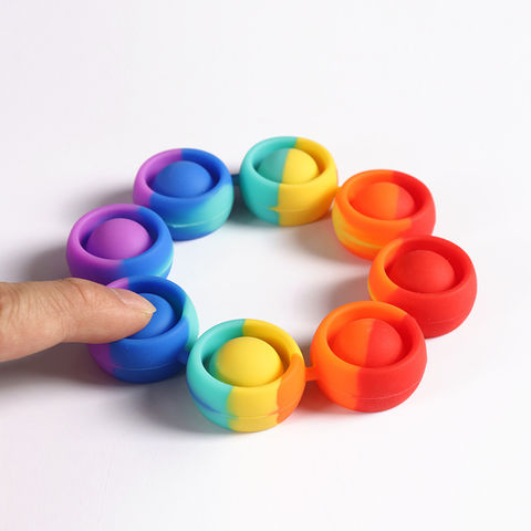 Wearable New Relief Stress Press Rotating Silicone Spinner Bracelet  Wristband Bubble Fidget Toy for Kids Anxiety - China Fidget Toys and  Wristband Fidget price