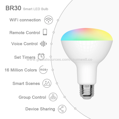 E14 Wifi Smart Life APP Remote Control Bulb LED Light Lamp for Alexa Google  Home