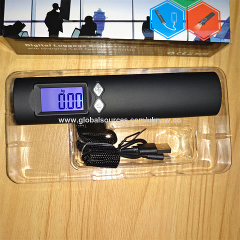 3 In 1 Digital Luggage scale + phone Charging And LED Flashlight