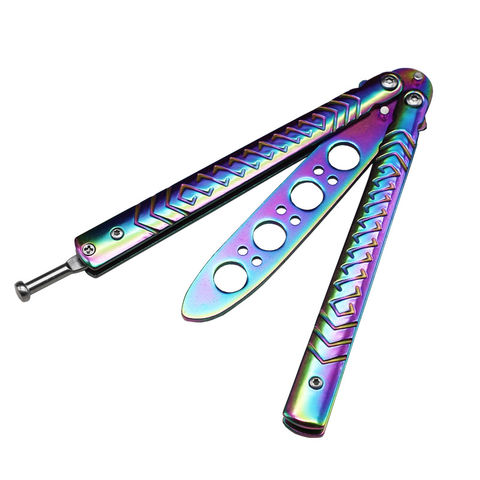 China Butterfly Training Knife Butterfly Knives Balisong Folding Knife 