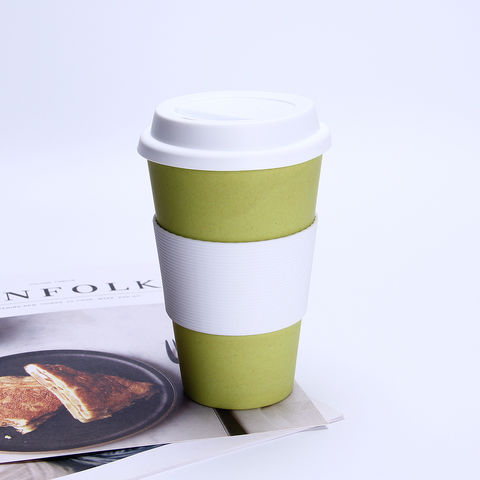 Buy Wholesale China Bamboo Fiber Coffee Cup Fashionable Printed Portable  Exquisite Water Cup Promotional Travel Mugs & Bamboo Fiber Coffee Cupp at  USD 3.22