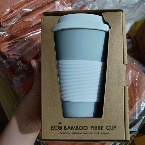 Rice Husk Bamboo Fiber Coffee Mug Cups - China Bamboo Fiber Cup