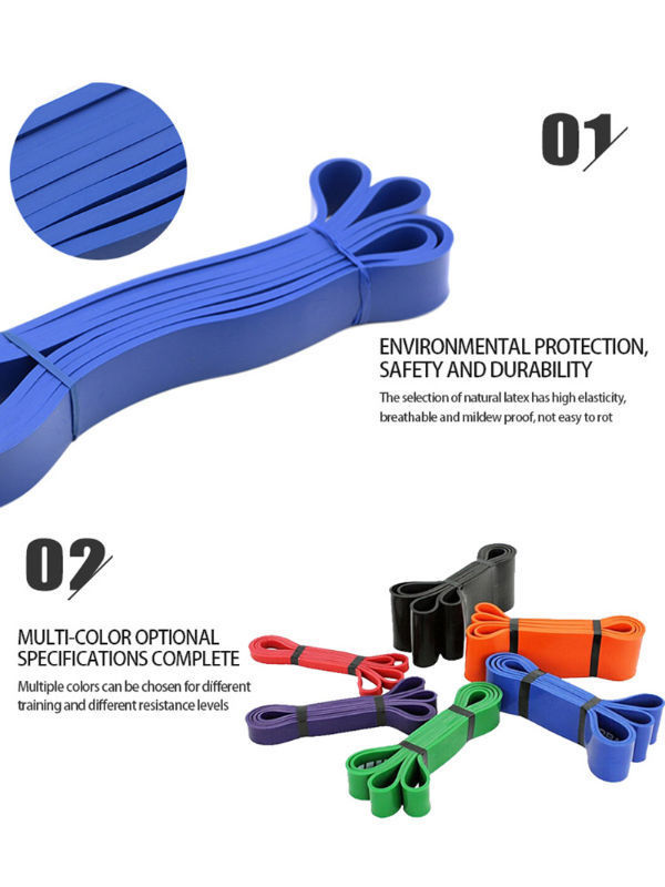 China Resistance shaping fitness elastic belt with latex resistance