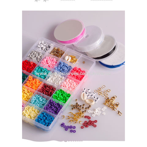 Achetez en gros Coloré Polymer Argile Perles Kit Perles Pour Bijoux  Fabrication Bracelets Collier Boucles D'oreilles Diy Chine et Kit De  Fabrication De Bijoux Bricolage à 6.98 USD