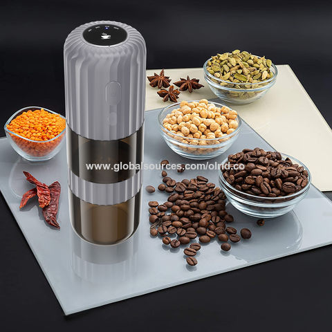 Buy Wholesale China Usb Lithium Battery Power Outdoor Trip Mini Portable  Electric Burr Coffee Bean Grinder Machine & Coffee Grinder at USD 23.4
