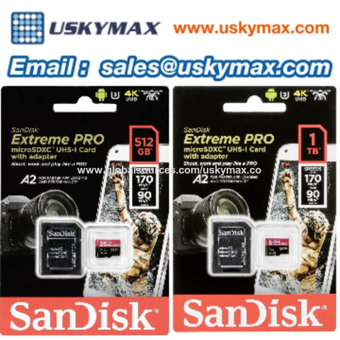 SANDISK - Carte mémoire SDXC SanDisk Extreme PRO 512 Go Jusqu'à