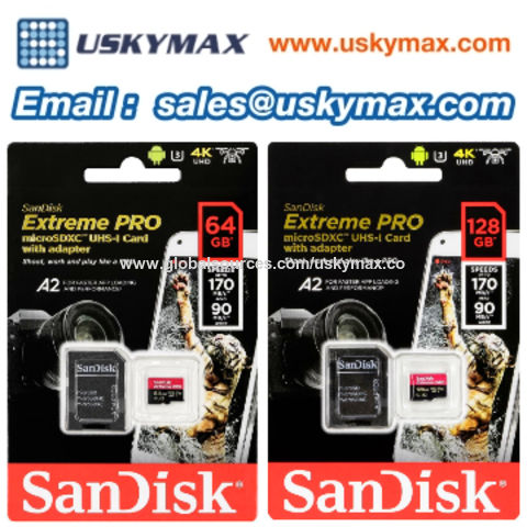 SANDISK Carte Micro SD 128GO Micro SDX Extreme pas cher 