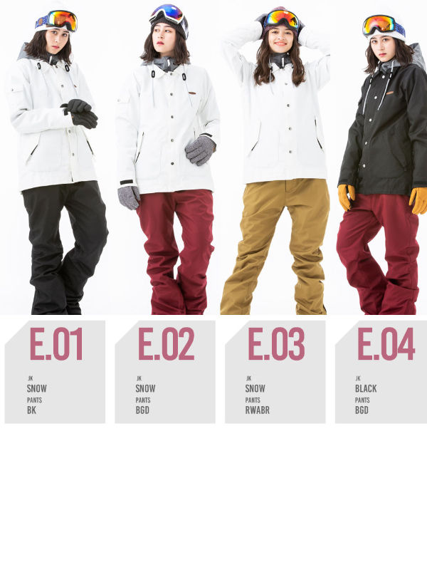 China Women Waterproof and warm Outdoor ski wear Double board ski wear