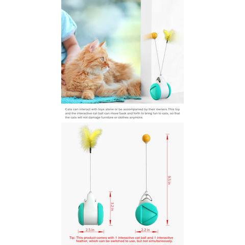 Windmill Cat Toy, 360 Rotating Windmill Food Leak Toy With Powerful Suction  Cup, Used For Interactive Toys For Cats And Kittens Indoors