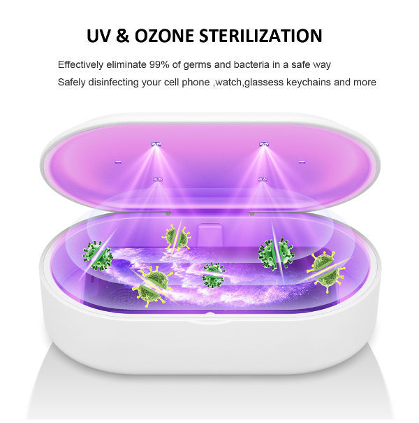 China Best mobile phone wireless charging uv sterilizer box with best