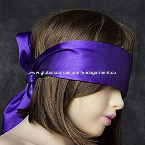 Sexy Blindfold Eye Mask Role Play Lace Eye Cover Waist Cuff Bracelet Set  Costume