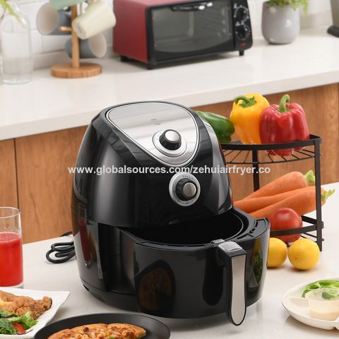 6L Air fryers 220V multi-function household 6L large capacity visible  circulating hot air electric fryer English 110V airfryers