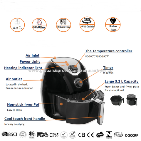 Buy Wholesale China Commercial Air Fryer, Mechanical Control & Commercial  Air Fryer