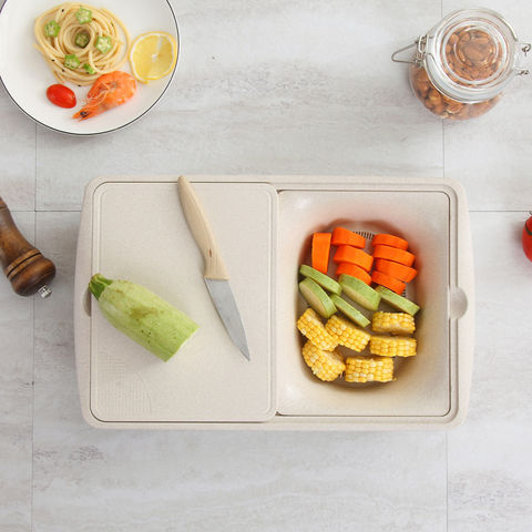 Multi-function Cutting Board, Wheat Straw Plastic Cutting Board