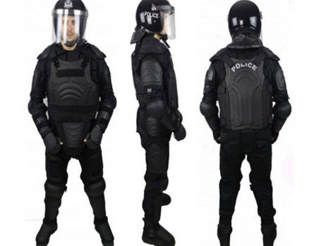 Anti riot stab proof police equipment, body protection riot suit riot ...