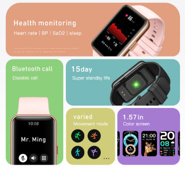 China Smart Bracelet Band Watch Activity Fitness Tracker Color Calorie ...