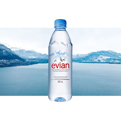 Evian Mineral Water • Glass 330 Ml