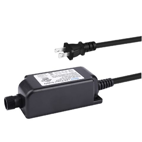 INDARUN LED Driver Adapter 30W 12V, LED Power Supply Waterproof IP67, Low Voltage Led Transformers For Led Decking Light