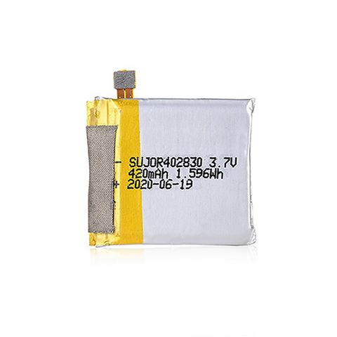Lithium-Polymer-Akkupack Lipo-Akkupack 3,7 V 402830 420 mAh 1,596 Wh Li-Polymer-Akku SUJOR