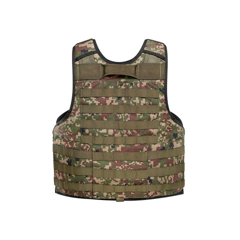 Aramid/PE Material Camouflage Vest Military and Police Bullet