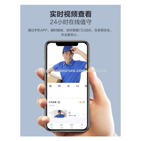 Timbre + Video Portero Wi-Fi Hd 720P Controlado Por Smartphone