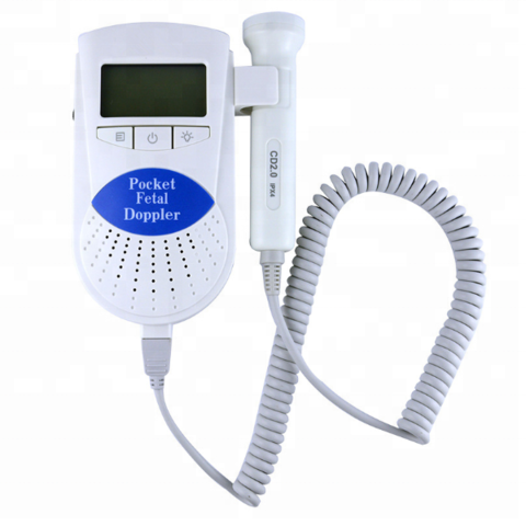 Moniteur de fréquence cardiaque Doppler fœtal pour bébé pour grossesse  50-230 BPM Plage de mesure