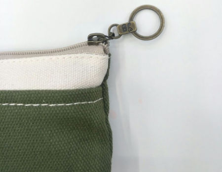 Reusable tool storage organizer coin purse pen folding creative stationery school canvas pencil bag supplier