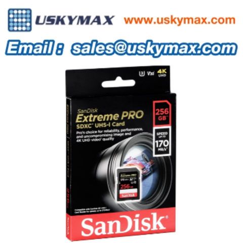 Bulk Buy Hong Kong SAR Wholesale Offer For Sandisk Extreme Pro Sd Card 1tb  512gb 256gb 128gb 64gb 32gb Sdsdxxy-1t00-gn4in Original $9.8 from Uskymax  International Limited | Globalsources.com