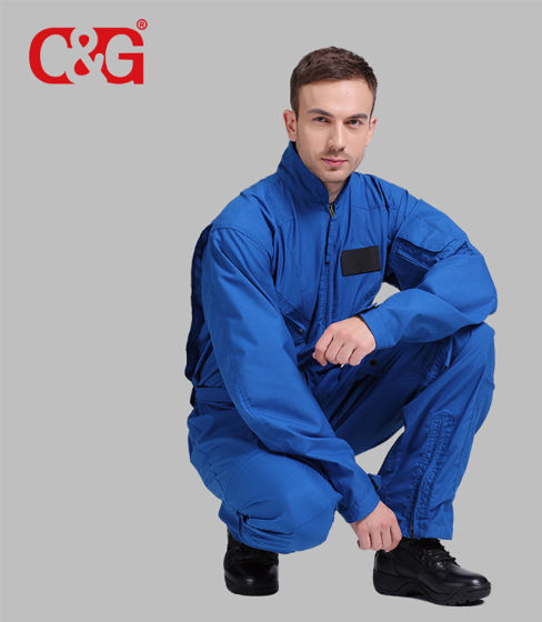 Men pilot coverall Factory supply Navy blue color accept customized ...