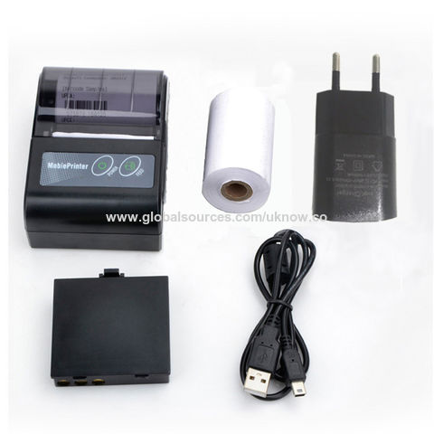 Portable Mini Imprimante Thermique Étiquettes Imprimantes Bluetooth Sans  Fil Impression Autocollants Sans Encre Papier 57mm Impressora Portatil