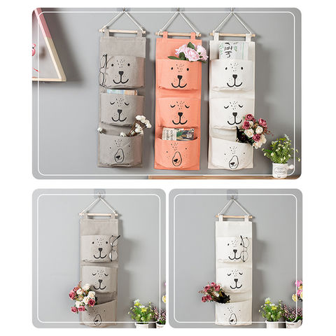 Buy Wholesale China Wall Mounted Storage Bag Closet Organizer Clothes  Hanging Storage Bag Children Room Pouch Home Decor & Hanging Storage Bag at  USD 1.45