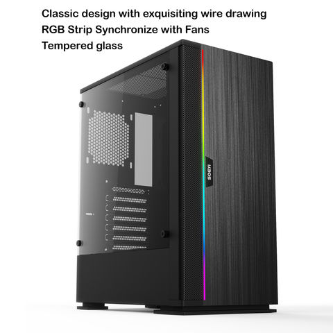 China Gaming Computer Casing Mid Tower CPU cabinet PC Case on Global ...