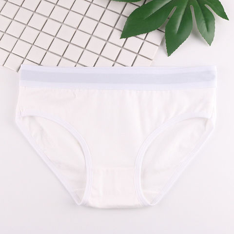 Buy Wholesale China Custom Logo Women's Panties Soft Cotton Plus
