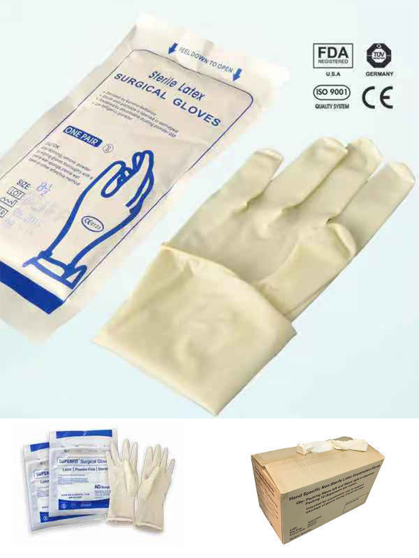 sterile gloves latex