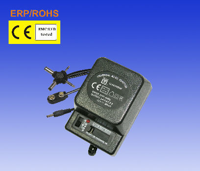 China AC/DC 300mA Adapter with CE/GS/TUV/CCEE Approvals on Global ...