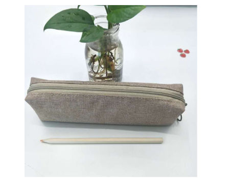 Cotton Linen Black Storage Pouch Stationery Simple Bag Cosmetic Pen Pencil Bag Case Holder for daily supplier