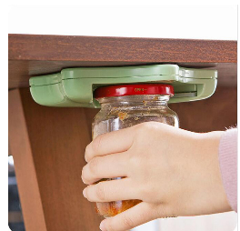 The Grip Jar Opener, Under Cabinet, Lid Opener, Bottle Opener
