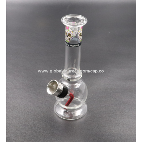 Arabic Glass Water Pipe Double Tube Water Pipe Set Gift, Glass