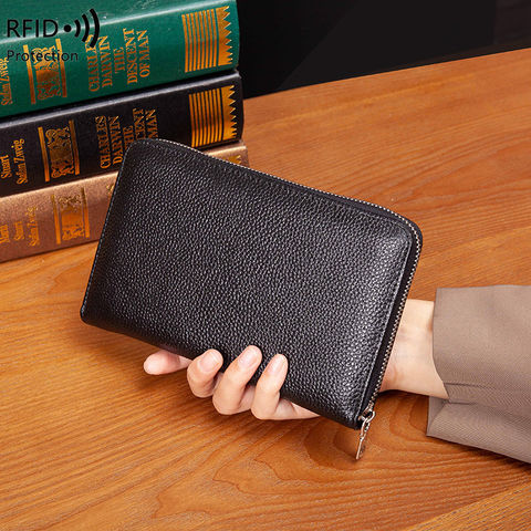 PU Leather Minimalist credit Card holder for men and women Business Card  Folding Storage Organizer Case Multi-layer 7-card wallet Travel Accessories Coin  Wallet card holder