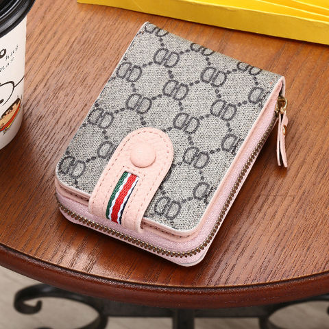 PU Leather Minimalist credit Card holder for men and women Business Card  Folding Storage Organizer Case Multi-layer 7-card wallet Travel Accessories  Coin Wallet card holder