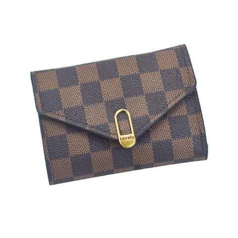 Regular Pure Leather Louis Vuitton Mens Wallets