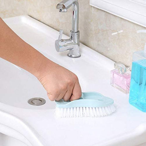 1pc Multi-functional Cleaning Brush For Floor, Wall, Toilet, Tile, Sink,  Tub, Grout, Groove, Stove, Tile Corner And Drain Holes, Etc.
