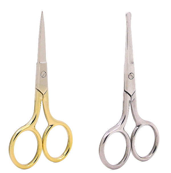 Buy China Wholesale Stainless Steel Eyebrow Scissors Straight-pointed  Scissors Beauty Scissors Nose Hair Trimmer & Eyebrow Scissors $0.6