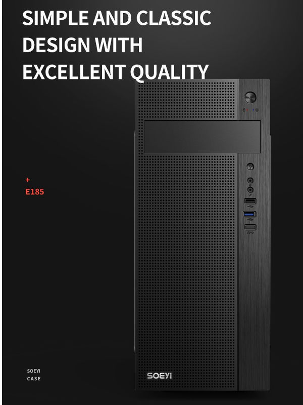 China PC Casing Custom ATX Mid Tower Desktop CPU Case on Global