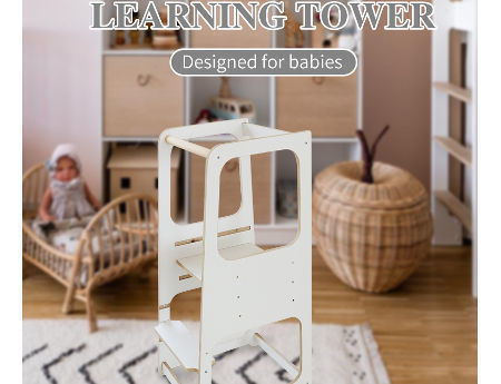 La Taue - Torre de aprendizaje plegable. ambién se puede guardar en  espacios pequeños o transformar en un taburete o una silla. - La Tienda de  los Bebés 👶