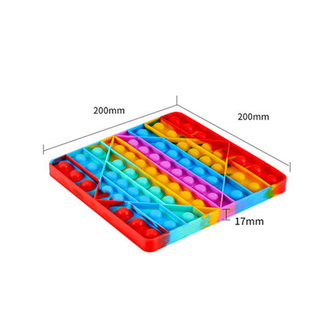 Pop It Jumbo Rectangle Pop-it Anti Stress Toy