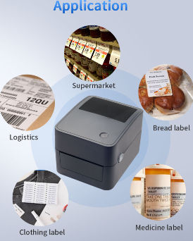 China 4*6 Shipping Address Sticker Thermal Label Printer YILU-410B on ...