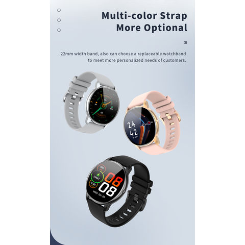 Relojes inteligentes para mujer, reloj inteligente 2022 para teléfonos  Android y iPhone con banda de acero inoxidable, rastreador de fitness  impermeable 3ATM con sueño, frecuencia cardíaca, monitor de oxígeno en  sangre, oro